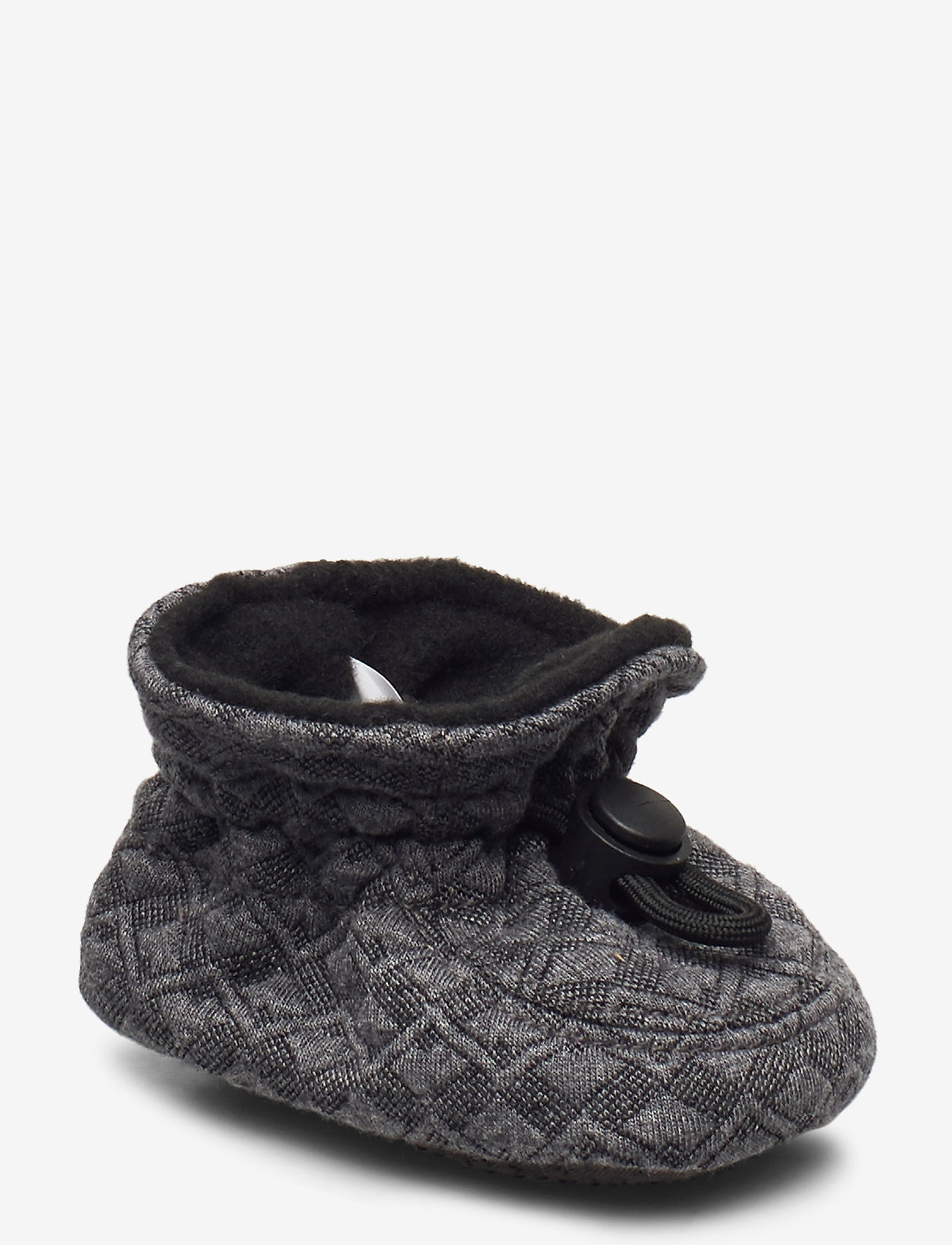 Melton - Cotton jaquard slippers - buciki dziecięce - grey - 0