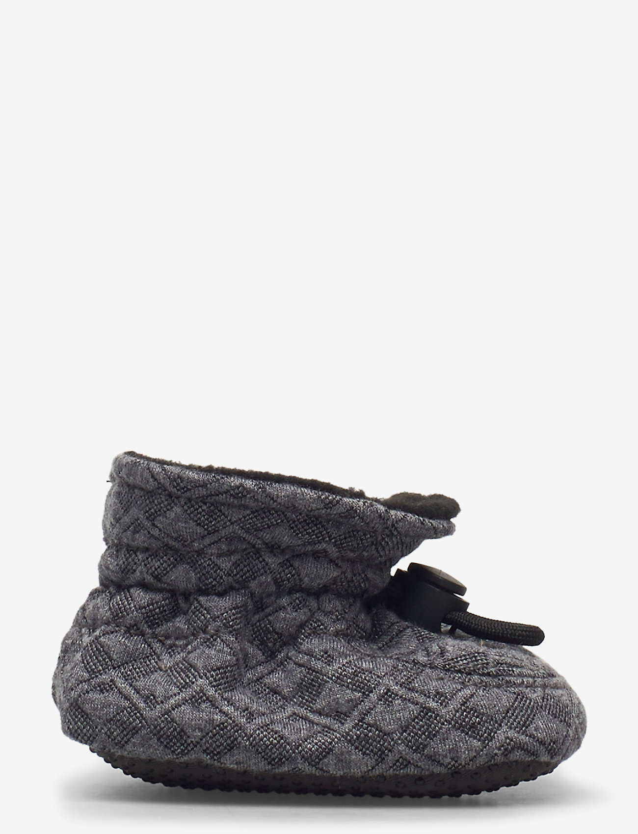 Melton - Cotton jaquard slippers - baby tossor - grey - 1