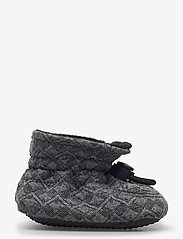 Melton - Cotton jaquard slippers - laveste priser - grey - 1