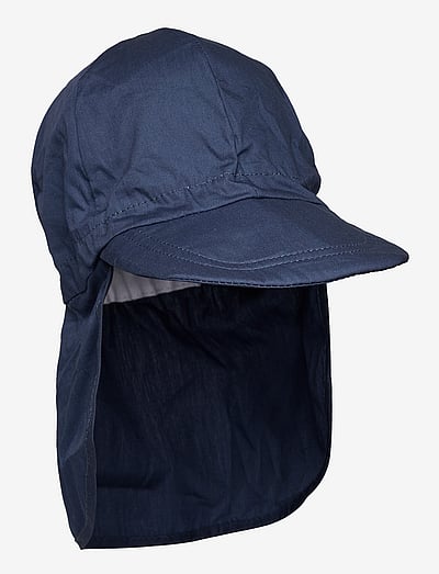 Cap W/Neck - Solid Colour - Huer