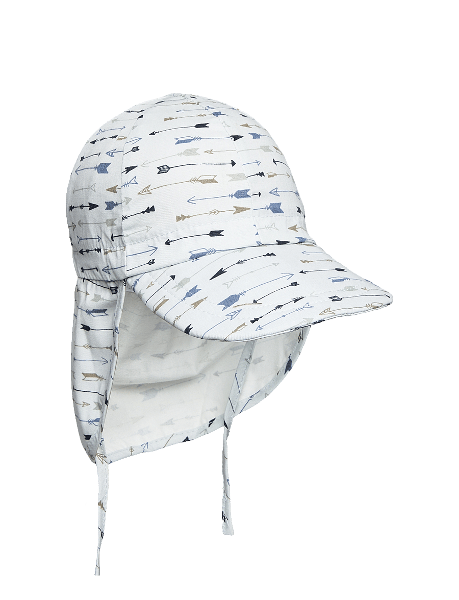 Melton - Cap w/neck & tie w/print - sonnenhüte - baby blue - 0