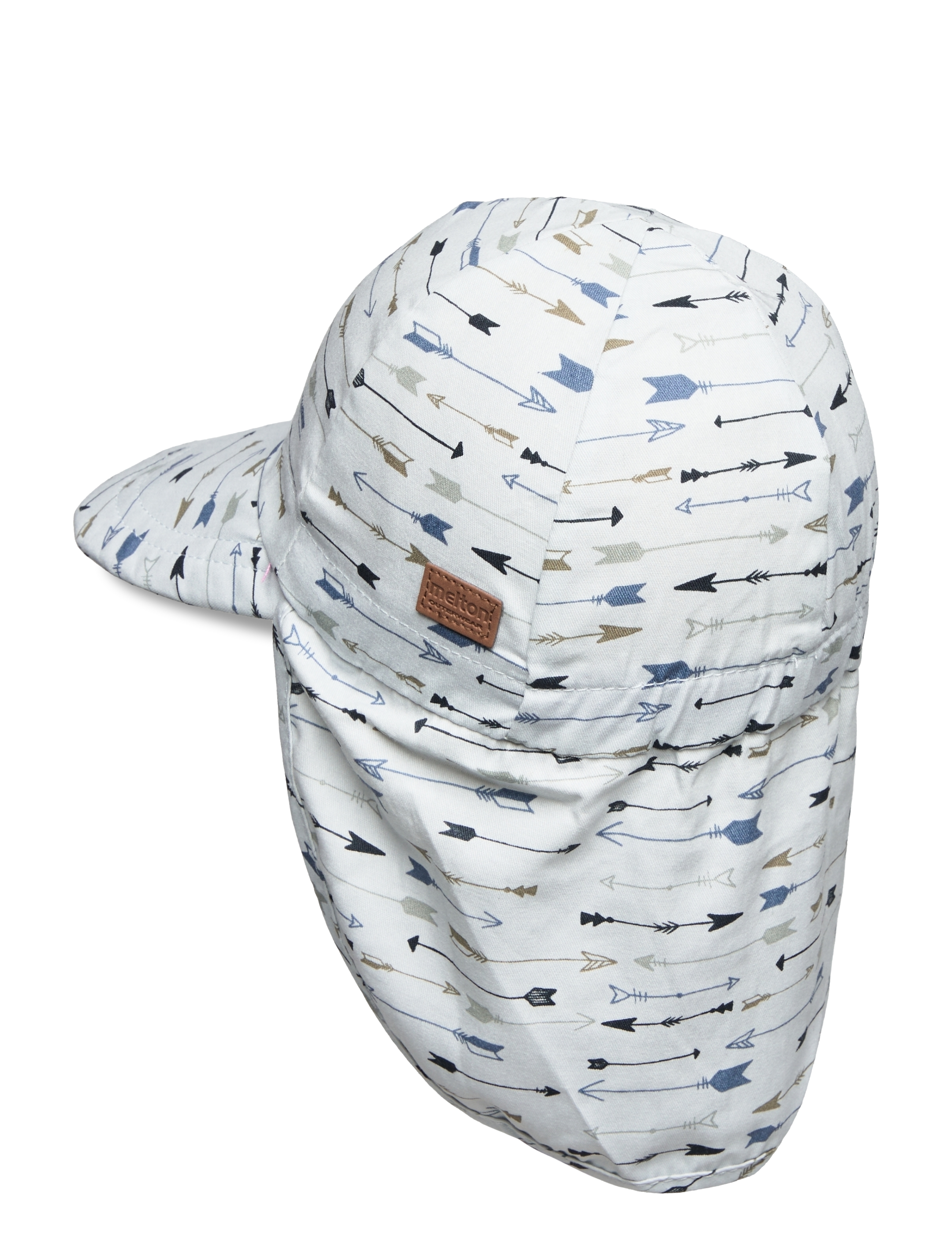 Melton - Cap w/neck & tie w/print - sonnenhüte - baby blue - 1