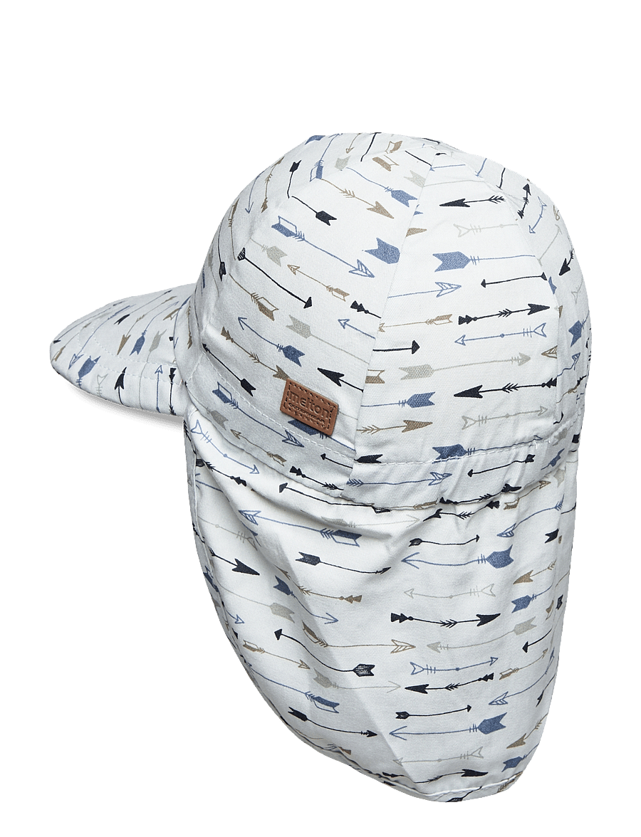 Melton - Cap w/neck & tie w/print - sonnenhüte - baby blue - 1