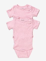 Melton - Numbers 2-pack SS Rib Body - baby rose - 0