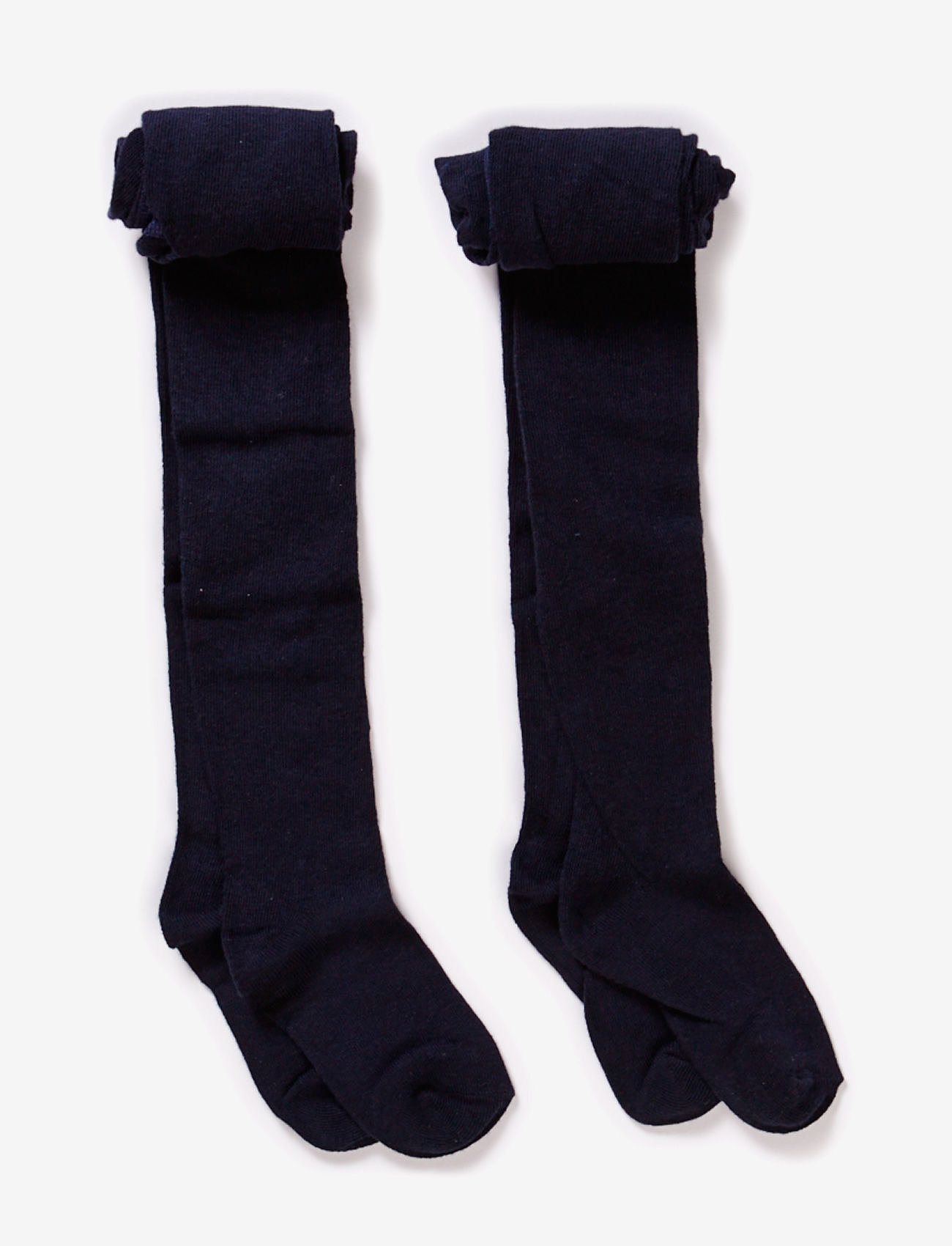Melton - 2-pack cotton tights - marine - 1