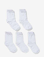 Melton - Cotton socks - 5-pack - alhaisimmat hinnat - 100/white - 0