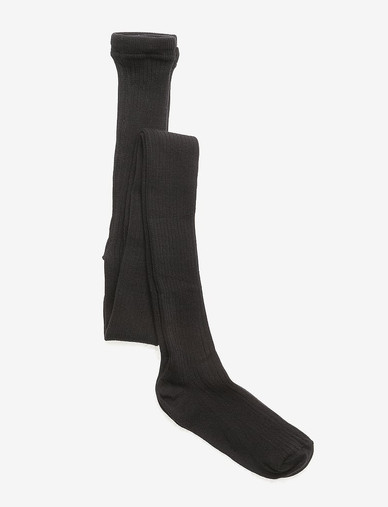 Melton - Tights - Rib - All Sizes - strømpebukser - black - 0