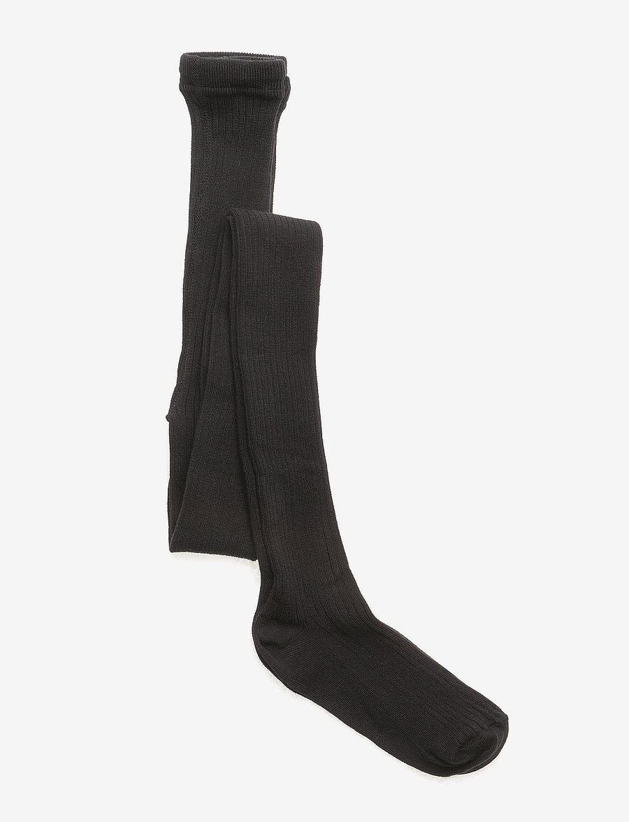 Melton - Tights - Rib - All Sizes - strumpbyxor - black - 0