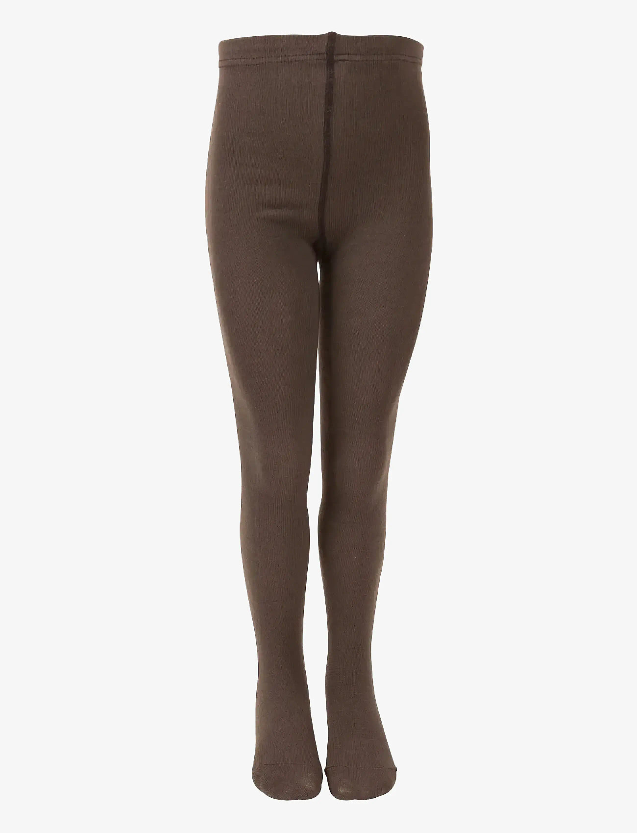 Melton - Cotton tights - efterårstøj - brown - 1