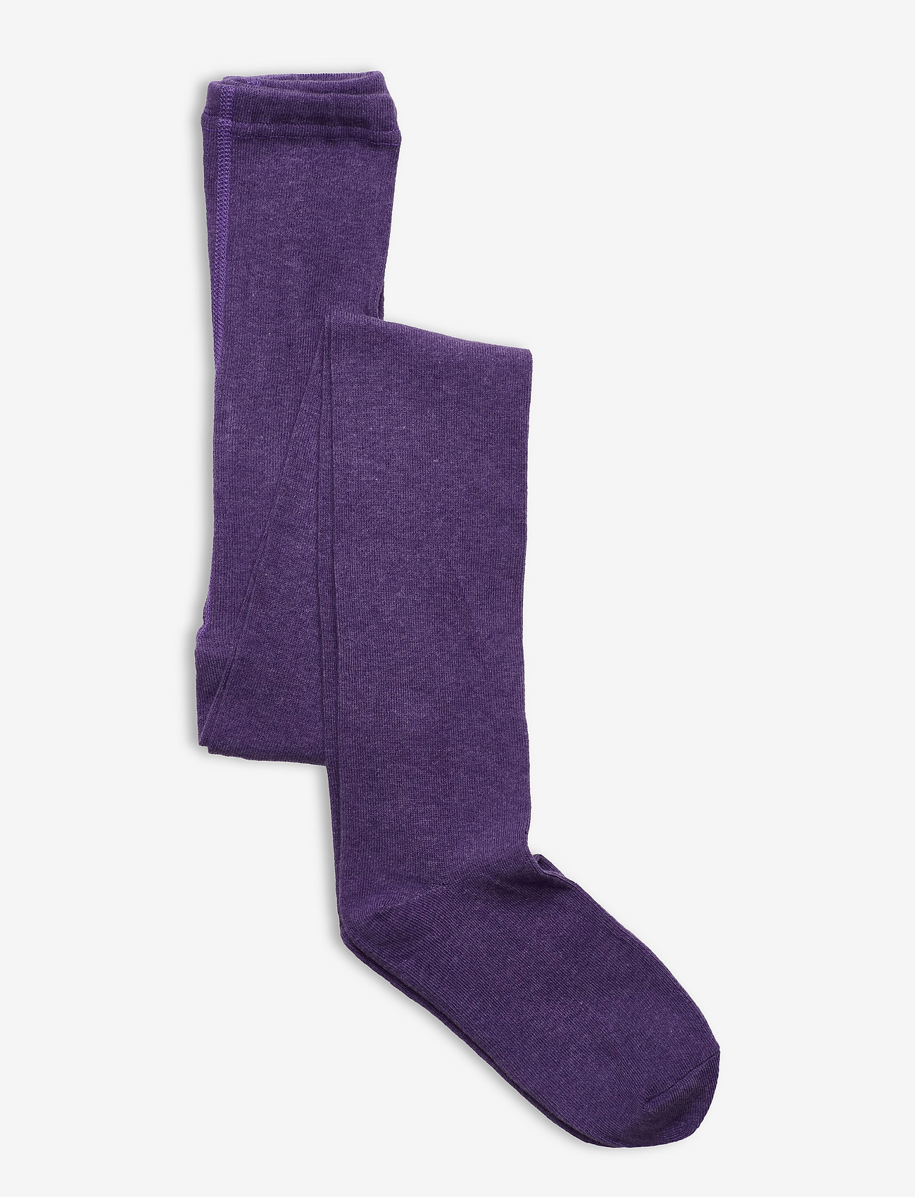 Melton - Cotton tights - efterårstøj - melange purple - 0