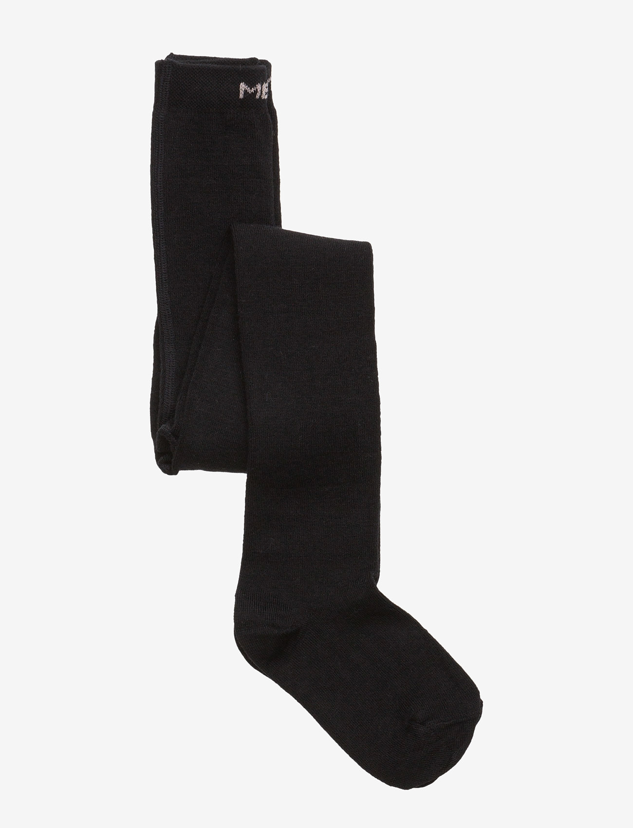 Melton - Wool/cotton tights - herbstliche kleidung - black - 0