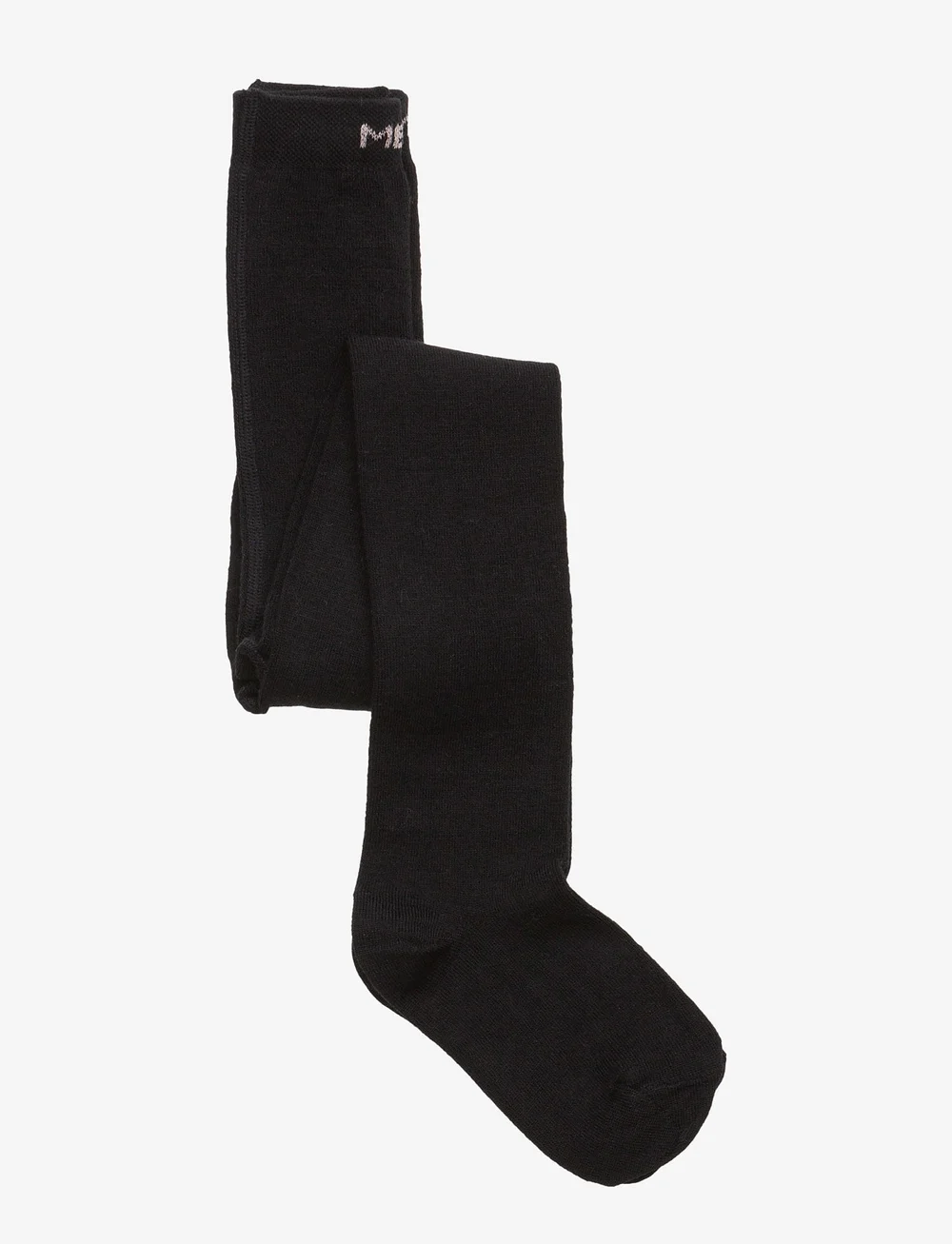 Melton - Wool/cotton tights - tights - black - 0