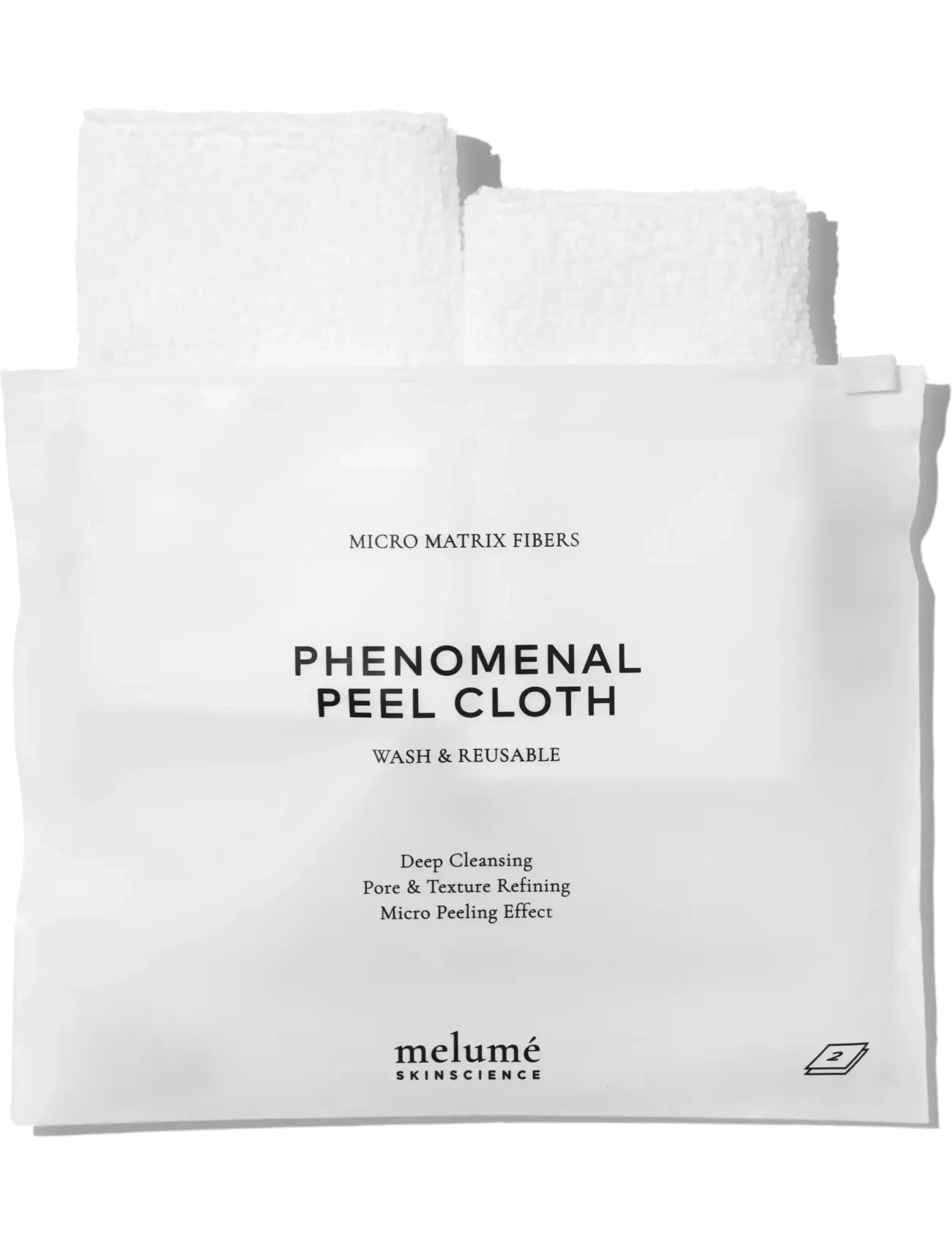 Melumé Skinscience Phenomenal Peel Cloth - Hudvårdstillbehör - N/A / white
