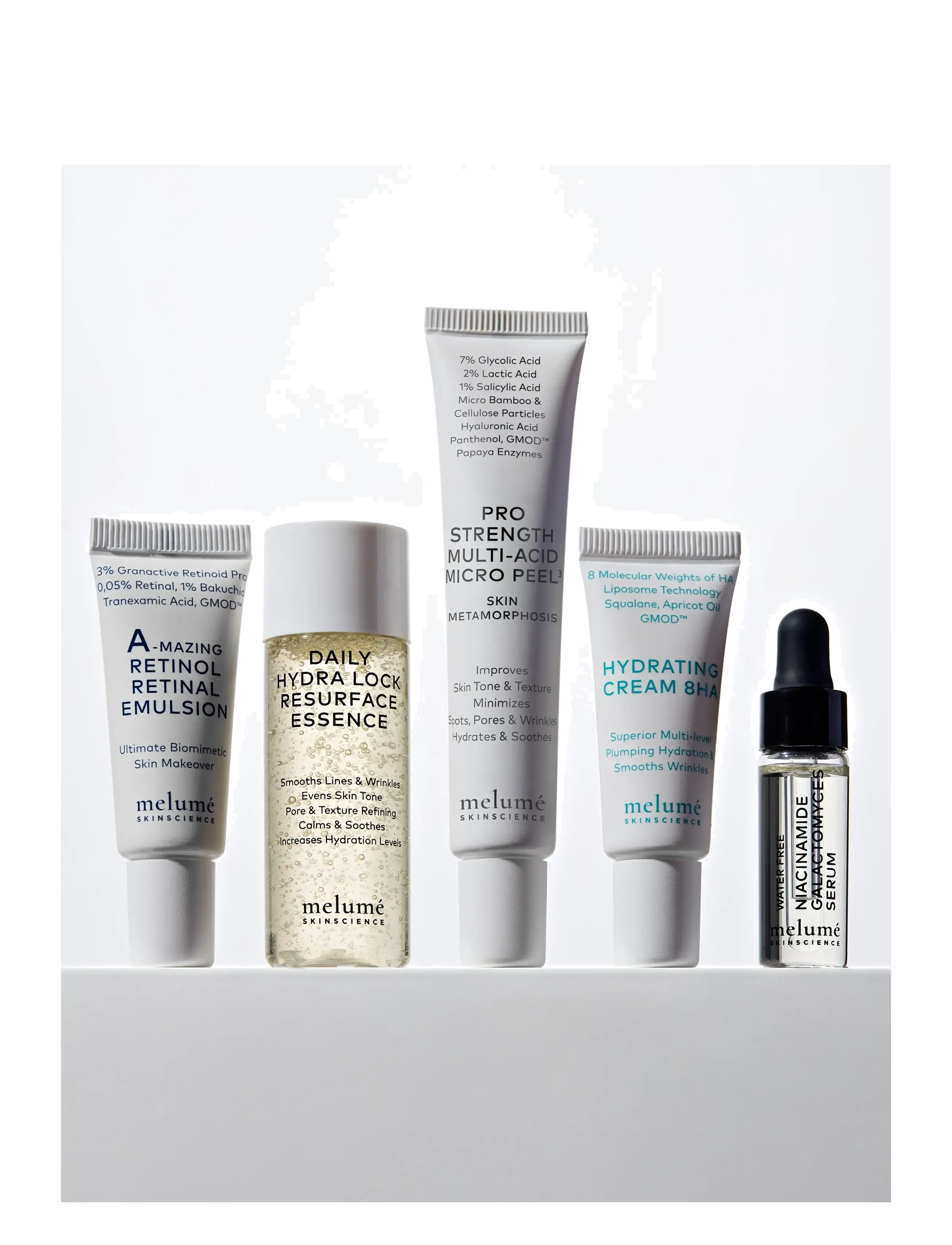 Melumé Skinscience Skinsational Starter Kit - Til ham - N/A / clear