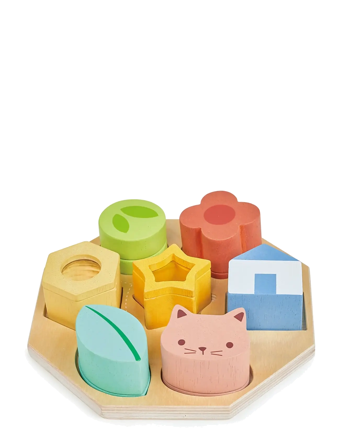 Mentari Sensory Activity Tray 7 pcs - Baby toys - MULTI / beige