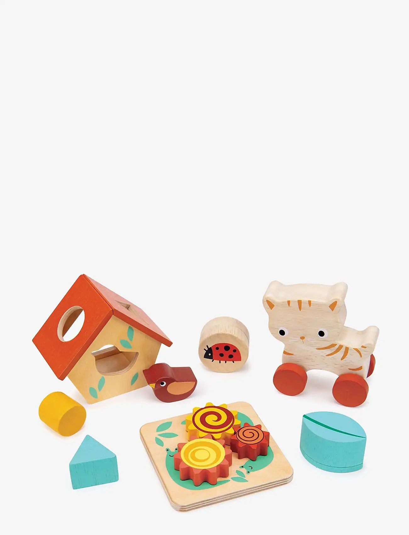 Mentari - Shape Sorter Set - Garden Playtime - putteboks - multi - 0