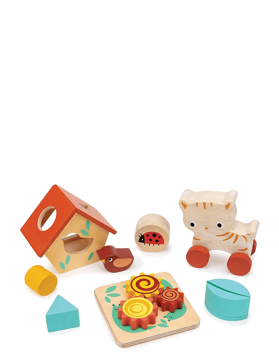 Mentari - Shape Sorter Set - Garden Playtime - sorteerimiskasti mänguasi - multi - 0