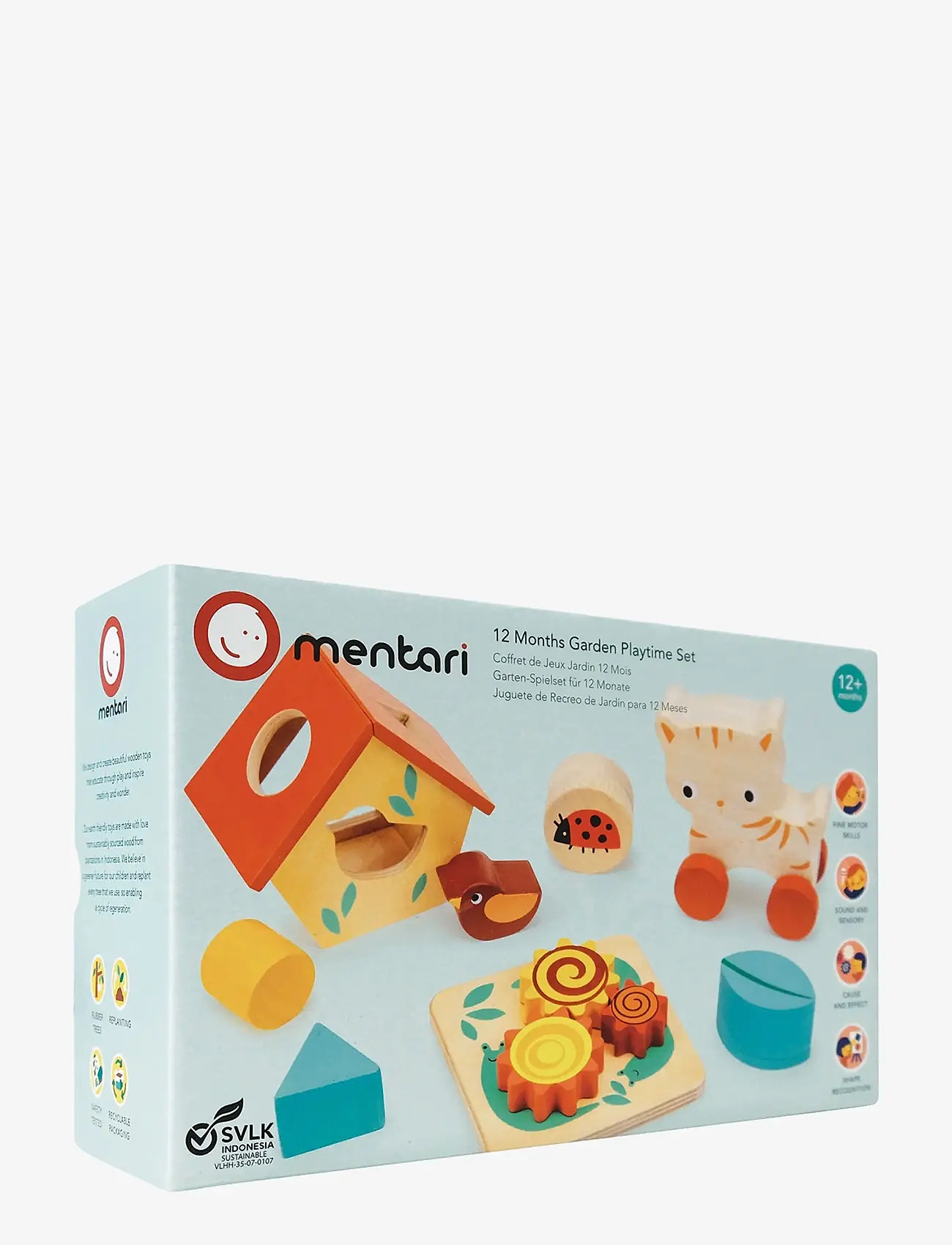 Mentari - Shape Sorter Set - Garden Playtime - putteboks - multi - 1