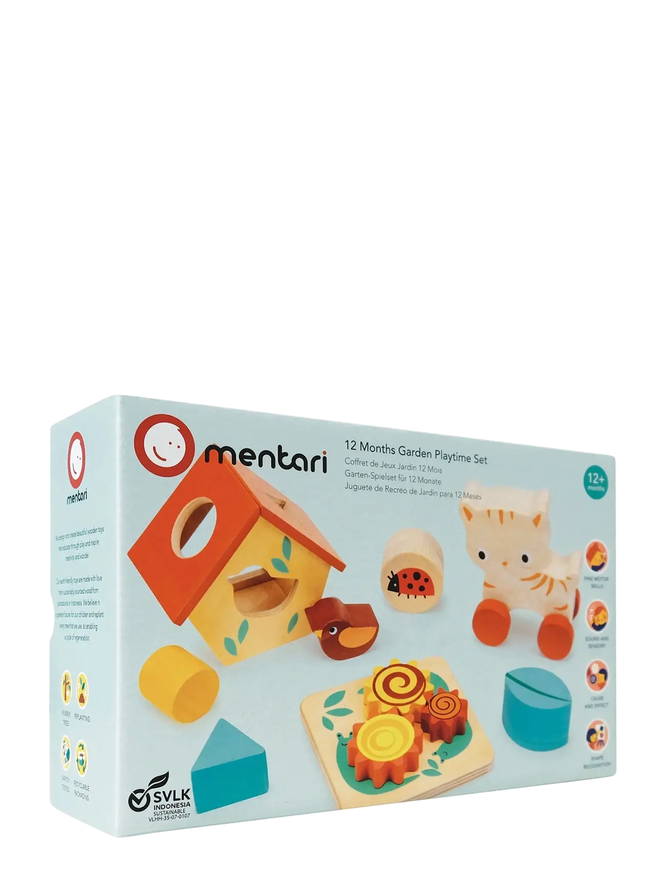 Mentari - Shape Sorter Set - Garden Playtime - sorteerimiskasti mänguasi - multi - 1