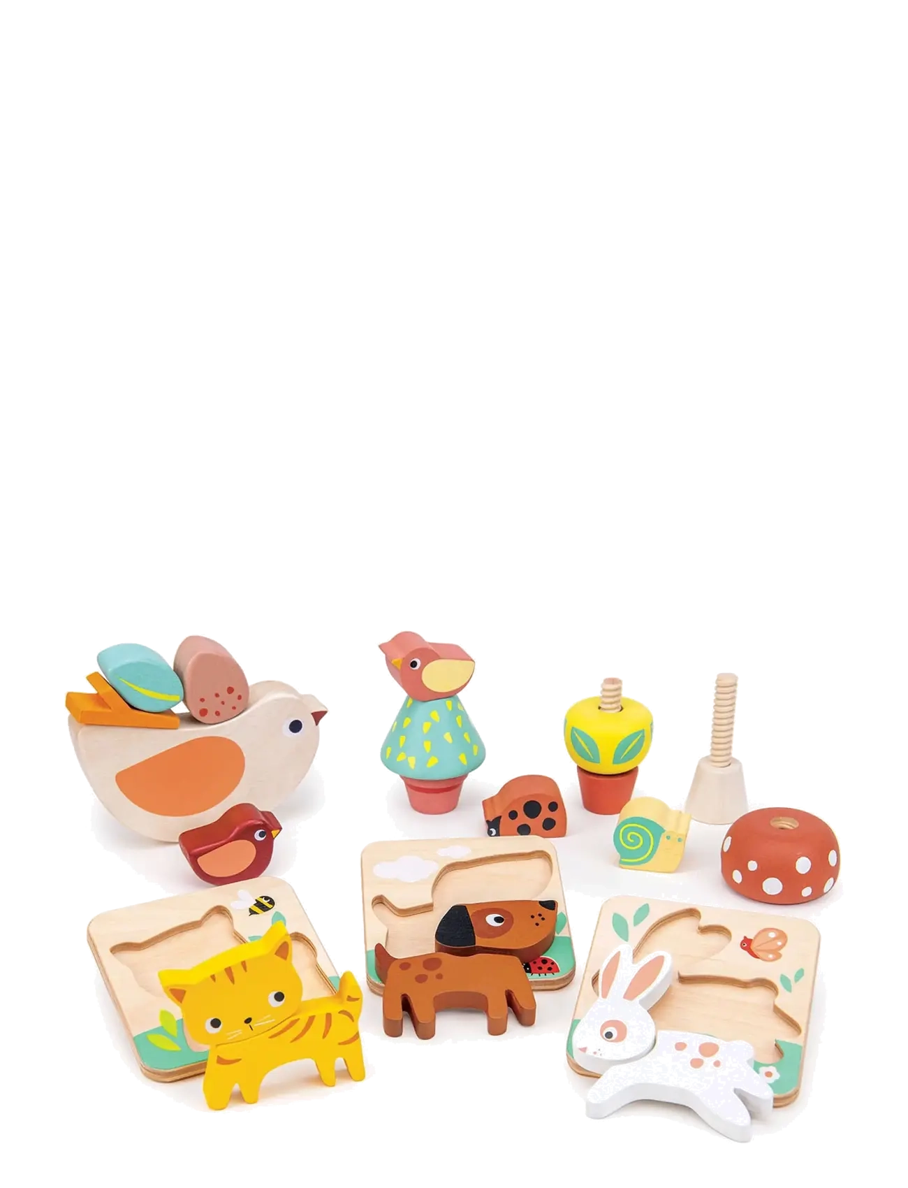 Mentari Puzzle Set - Garden Playtime - Puzzles - MULTI / multi