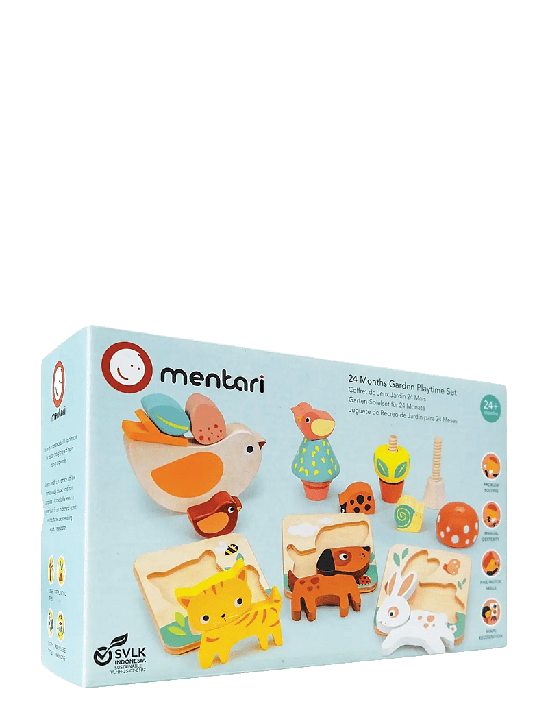 Mentari - Puzzle Set - Garden Playtime - Õpetlikud pusled - multi - 1