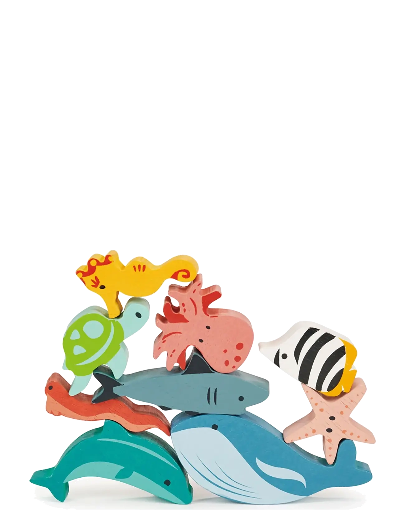 Mentari - Happy Stacking Ocean - laotavad klotsid - multi - 2