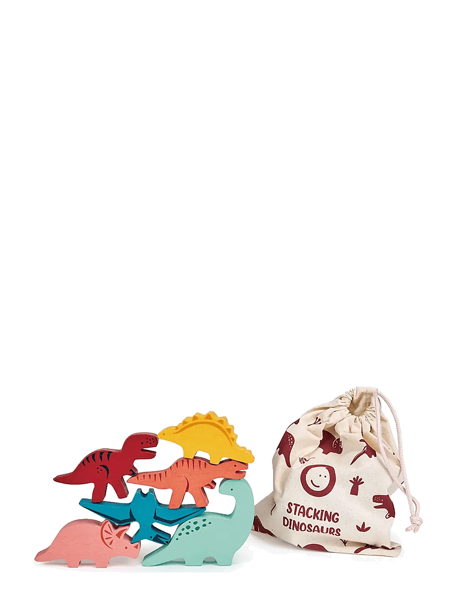 Mentari - Happy Stacking Dinosaurs - laotavad klotsid - multi - 1