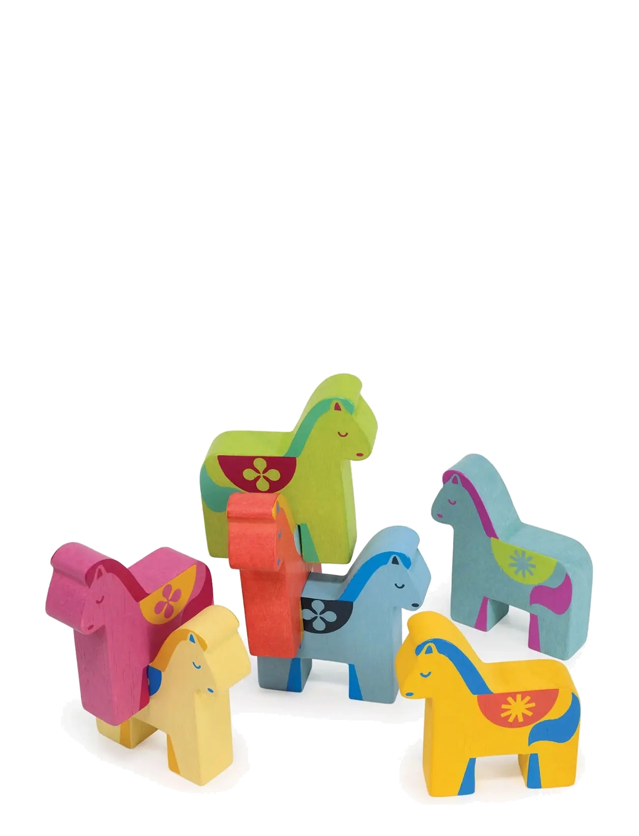 Mentari Happy Stacking - Ponies - Leksakssets & Figurer - MULTI / blue