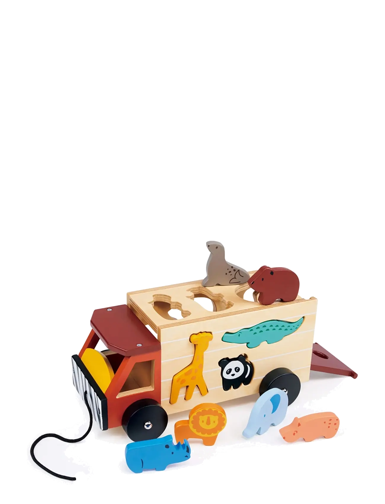 Mentari - Shape Sorting Safari Truck - putteboks - multi - 2