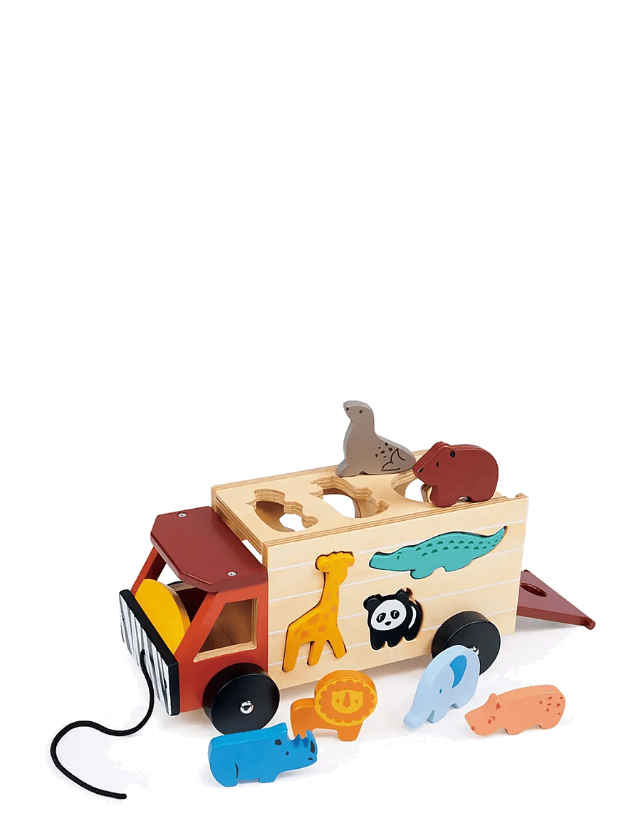 Mentari - Shape Sorting Safari Truck - sorteerimismänguasjad - multi - 2