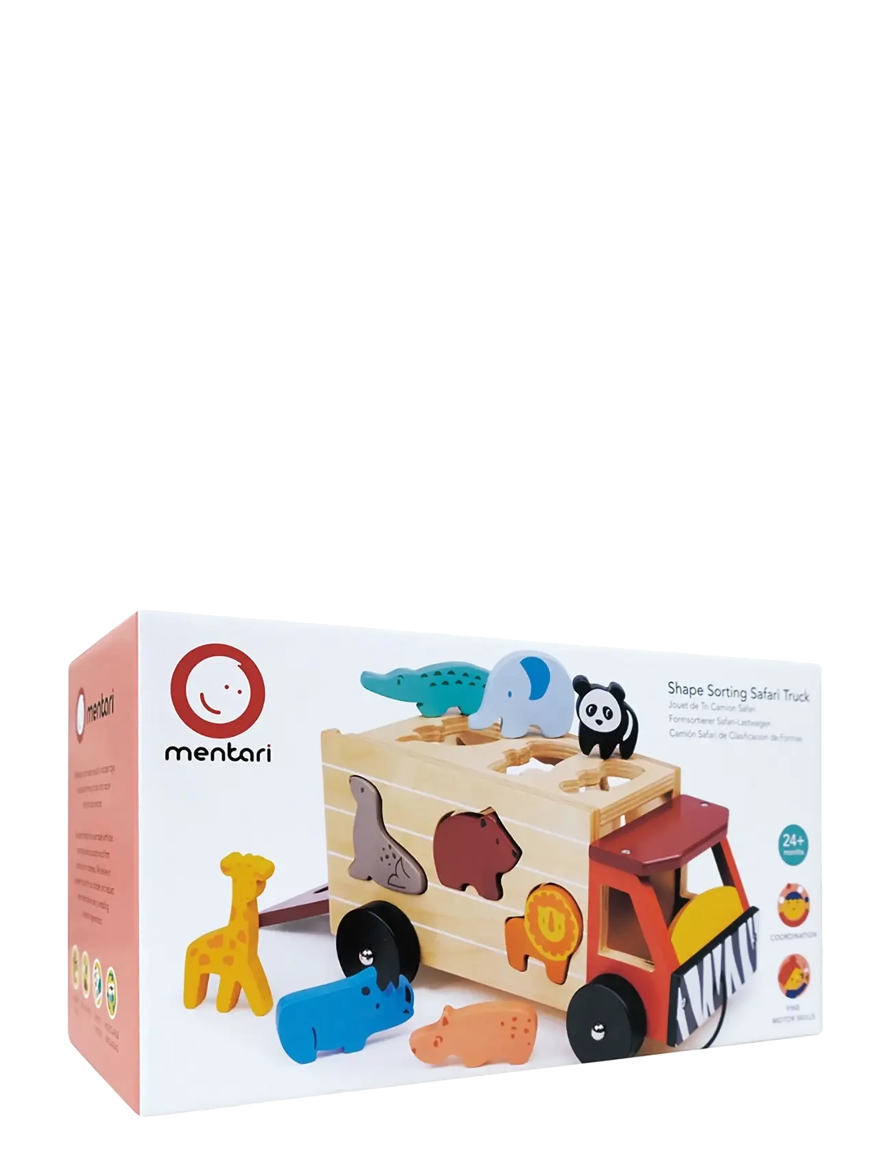 Mentari - Shape Sorting Safari Truck - putteboks - multi - 3