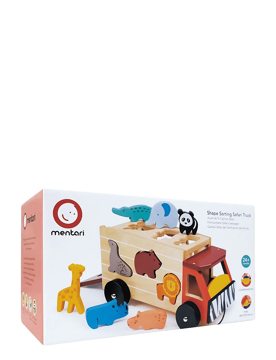 Mentari - Shape Sorting Safari Truck - sorteerimismänguasjad - multi - 3