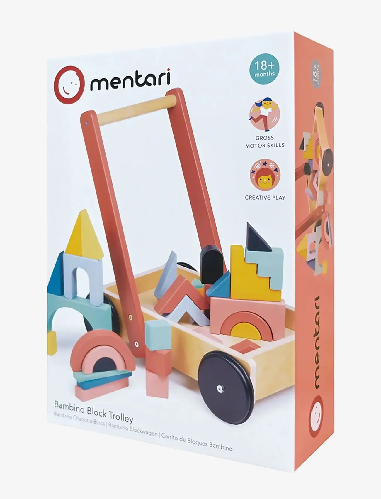 Mentari - Trolley with Blocks - Bambino - gåstole - multi - 2