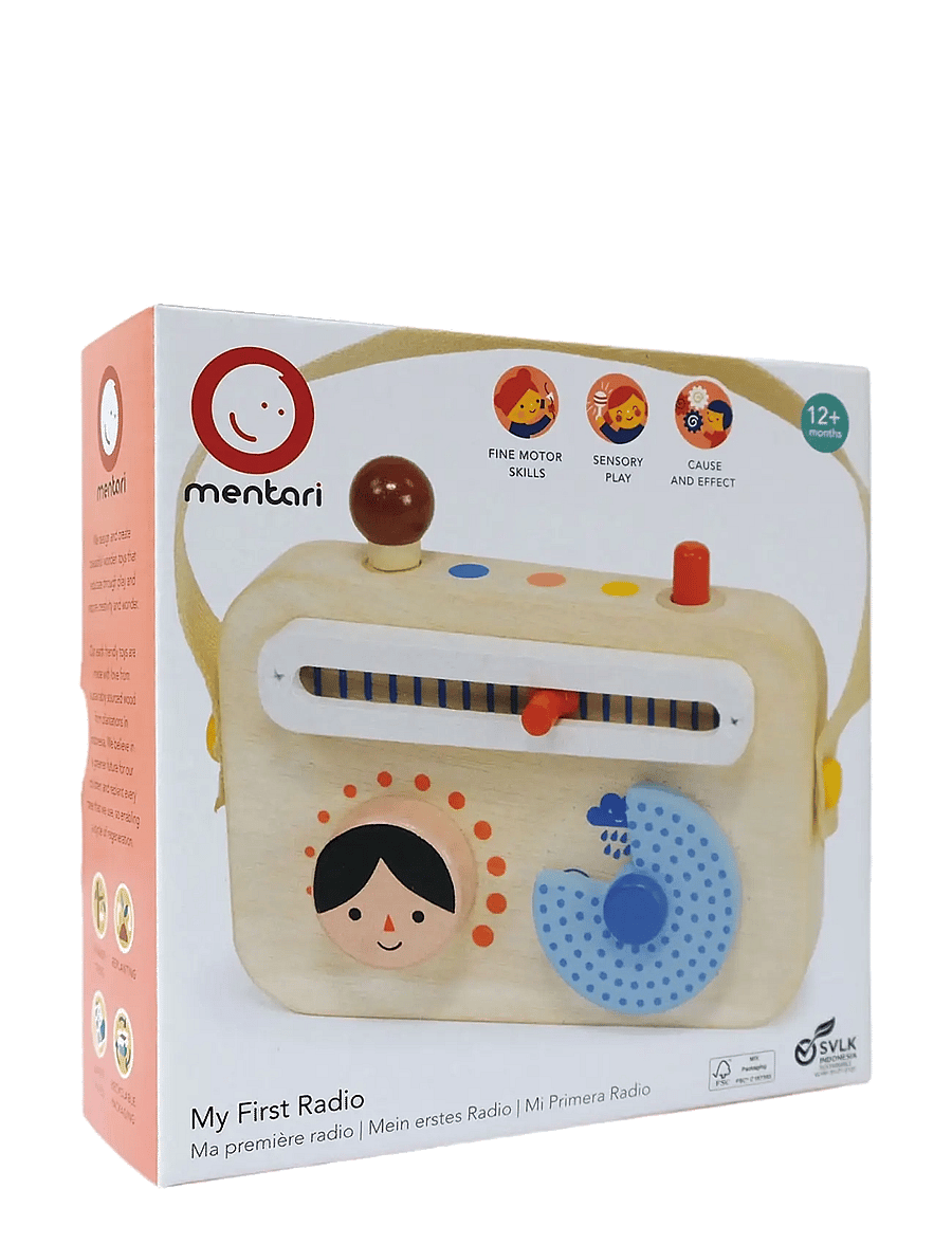 Mentari - My First Radio - interaktiivsed mänguasjad - beige - 3