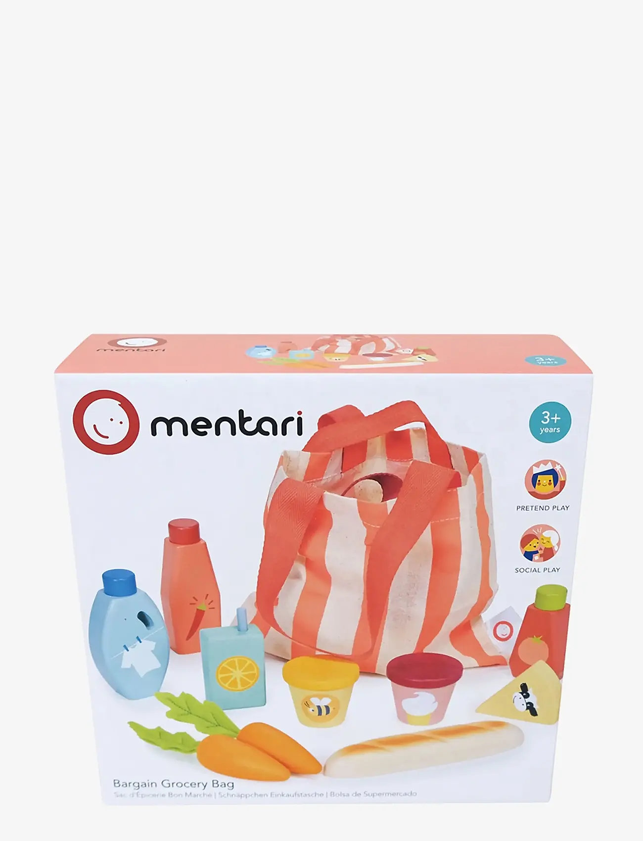 Mentari - Bargain Grocery Bag - legemad & legekager - multi - 2