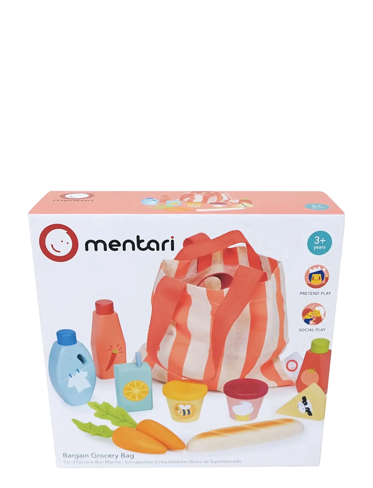 Mentari - Bargain Grocery Bag - mängutoit ja -koogid - multi - 2