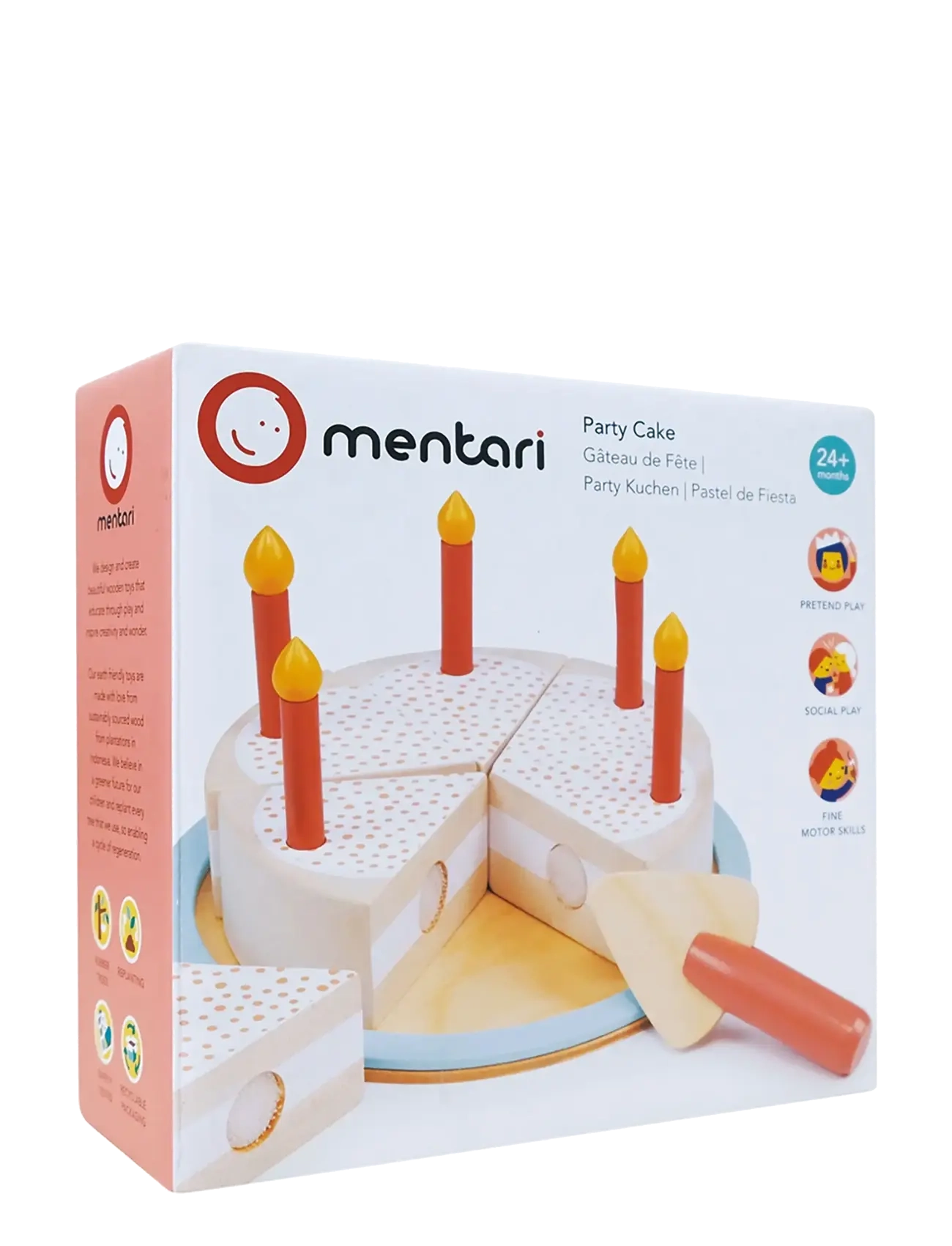 Mentari - Party Cake - legemad & legekager - cream - 2