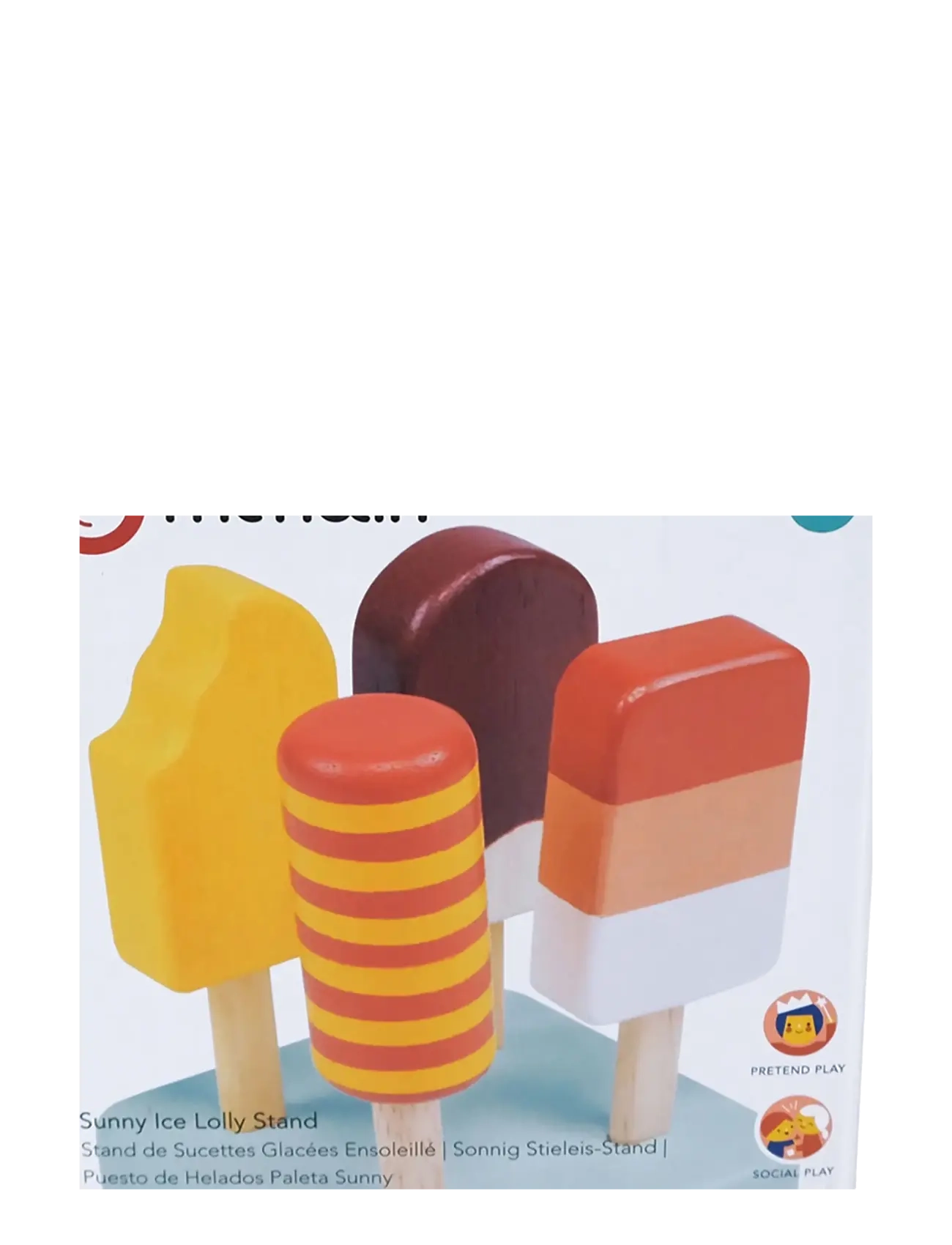 Mentari - Sunny Ice Lolly Stand - legemad & legekager - multi - 3