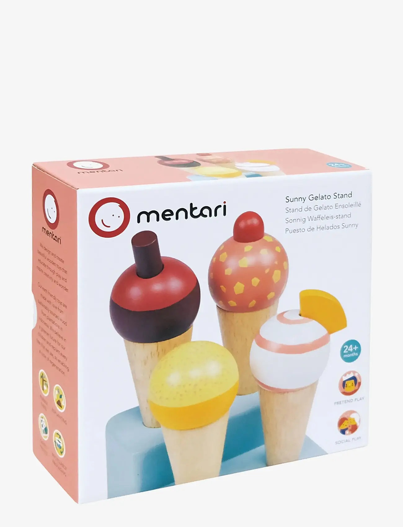 Mentari - Sunny Gelato Stand - mängutoit ja -koogid - multi - 2