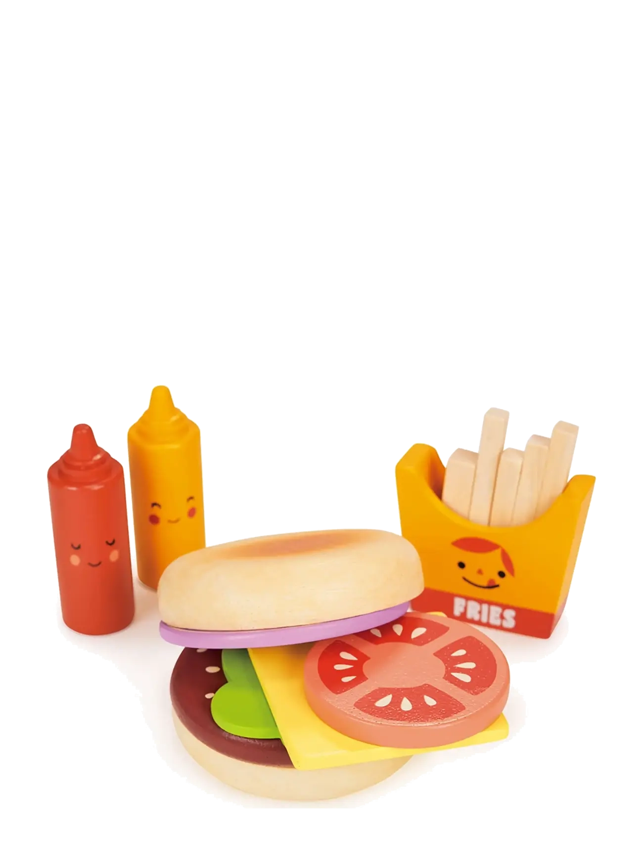 Mentari Take-Out Burger Set, One Size, Beige, Legetøjskøkken Og Tilbehør > Legetøjsmad Og -Kager, Børn