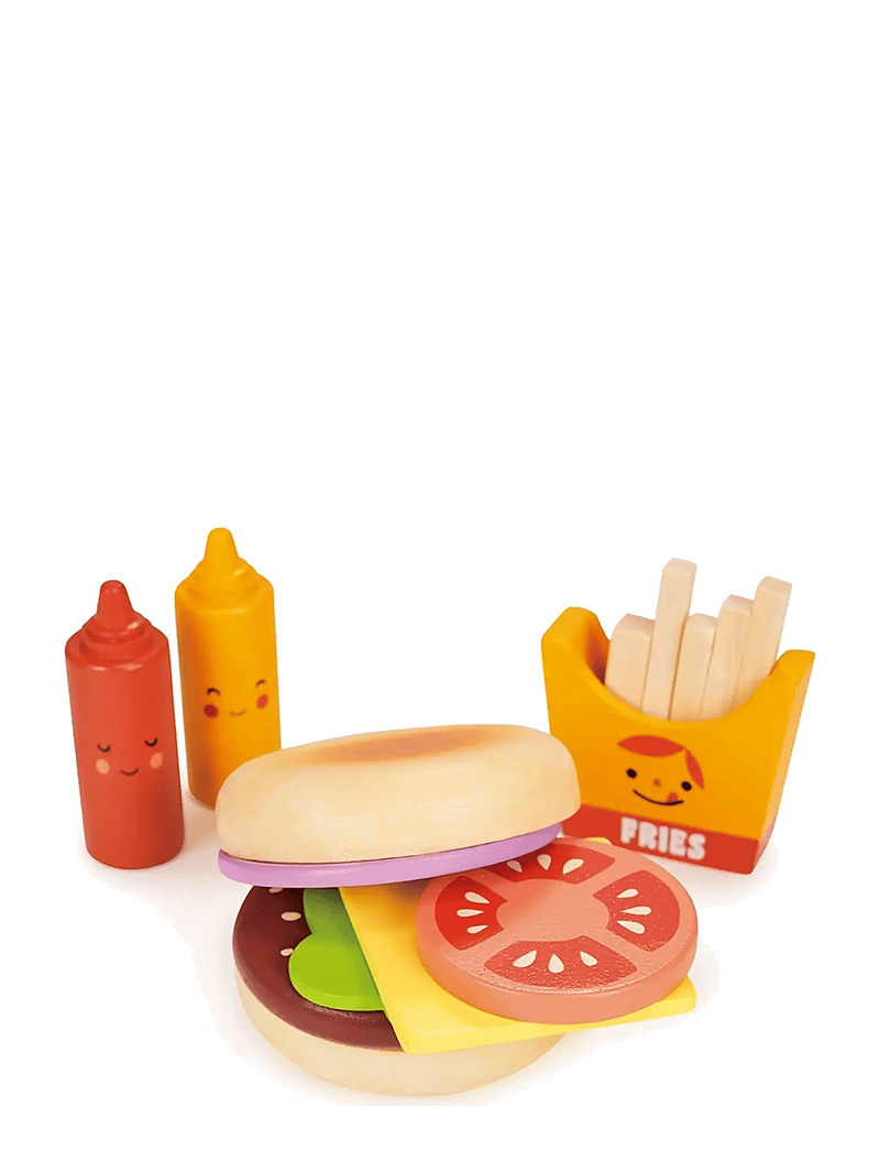 Mentari - Take-out Burger Set - mängutoit ja -koogid - multi - 0