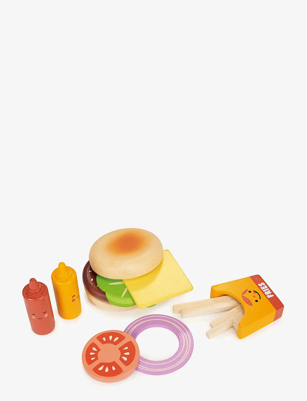 Mentari - Take-out Burger Set - leikfangamatur og kökur - multi - 1