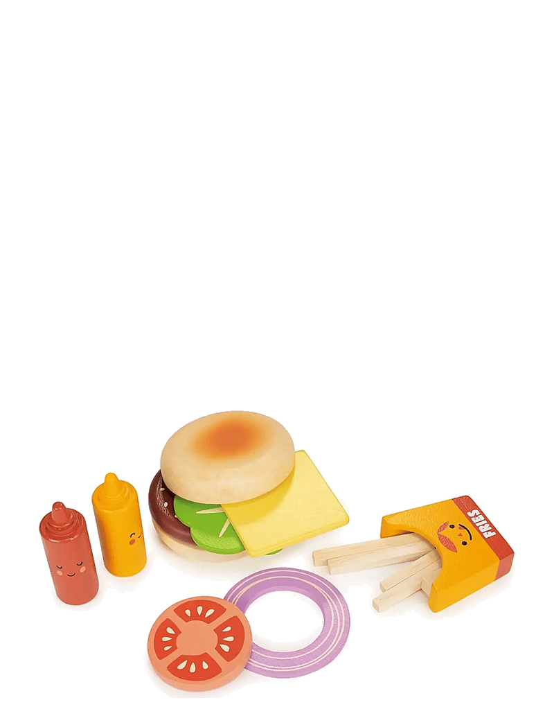 Mentari - Take-out Burger Set - mängutoit ja -koogid - multi - 1