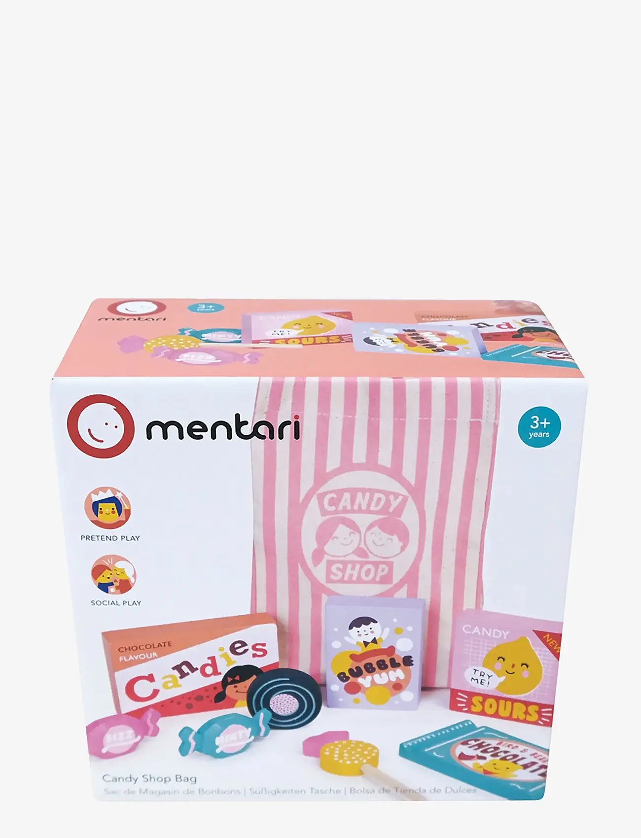 Mentari - Candy Shop Bag - mängutoit ja -koogid - pink - 2