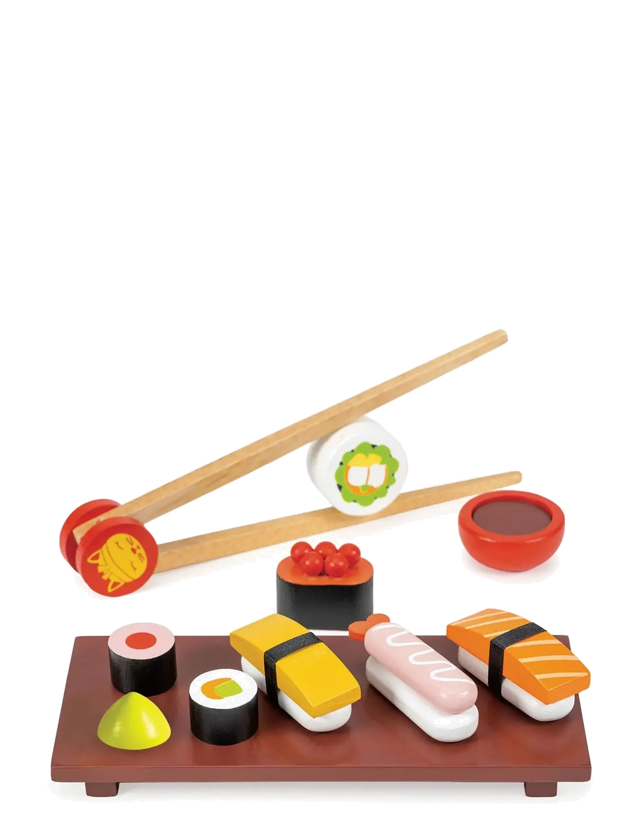 Mentari Sushi Set 11 pcs - Lekemat & Lekekaker - MULTI / red