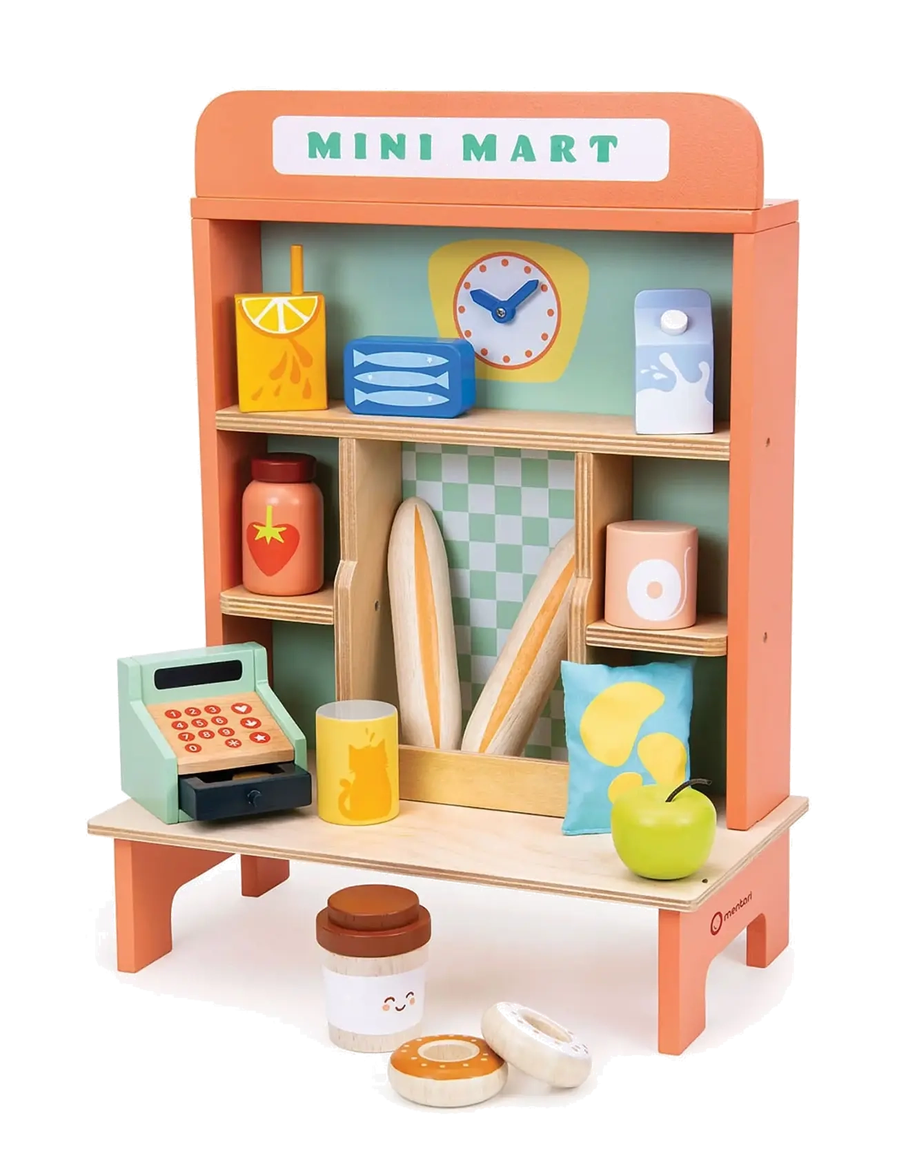 Mentari Mini Mart, Børn, Toy Market Stalls & Tilbehør, Beige, Str: ONE SIZE