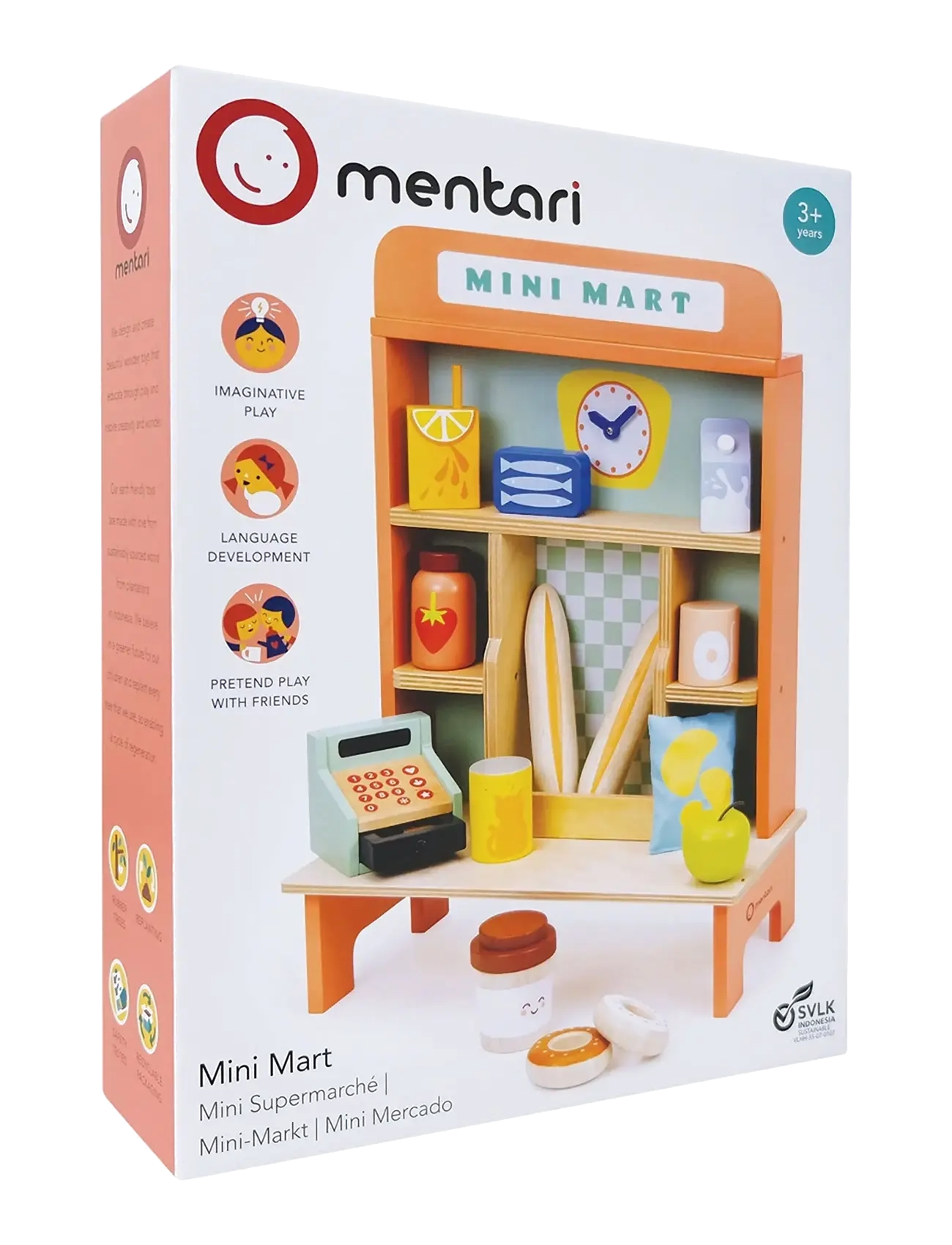 Mentari - Mini Mart - mänguasjade turuplats - multi - 2