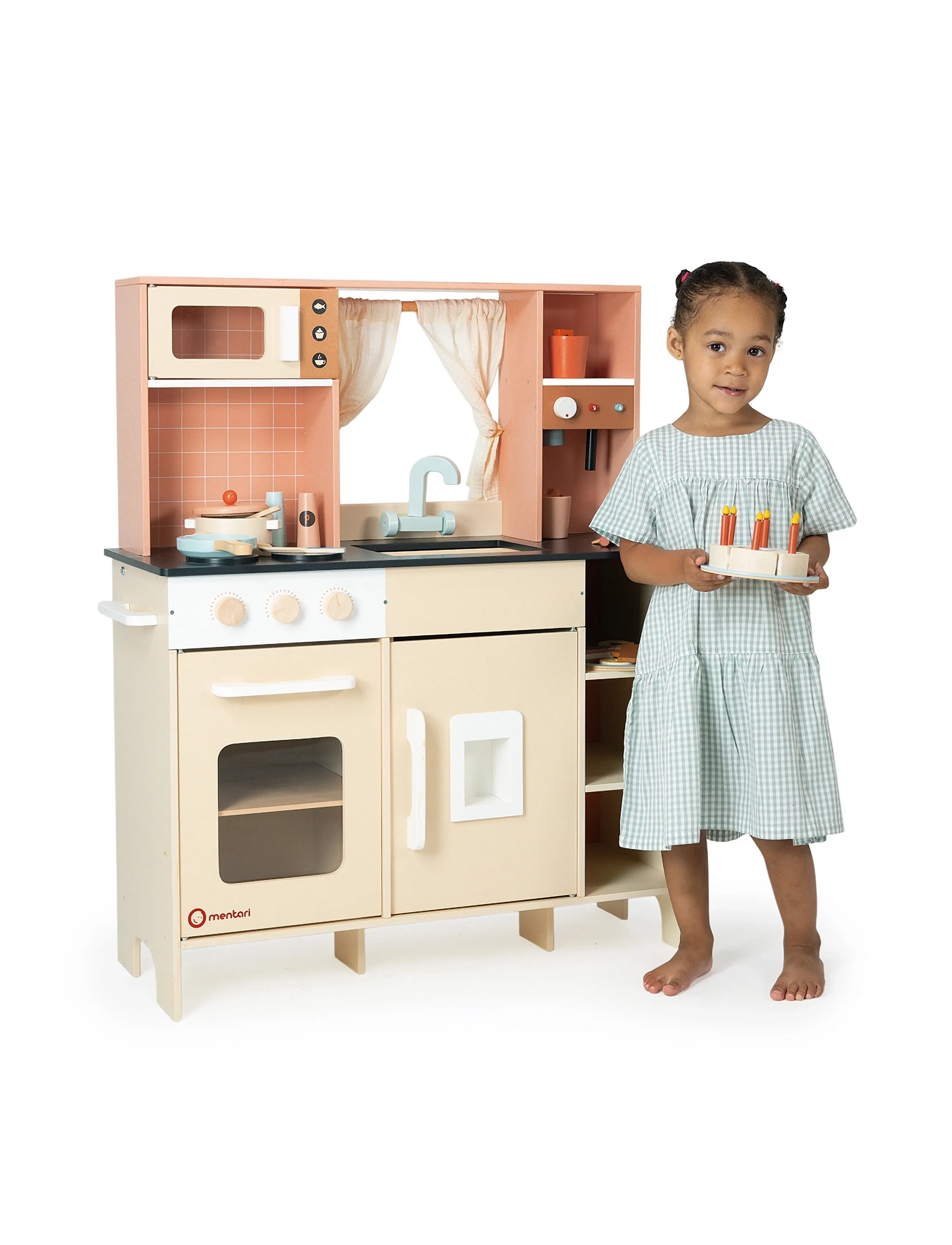 Mentari Big Kitchen Cream, Børn, Toy Kitchens, Beige, Str: ONE SIZE