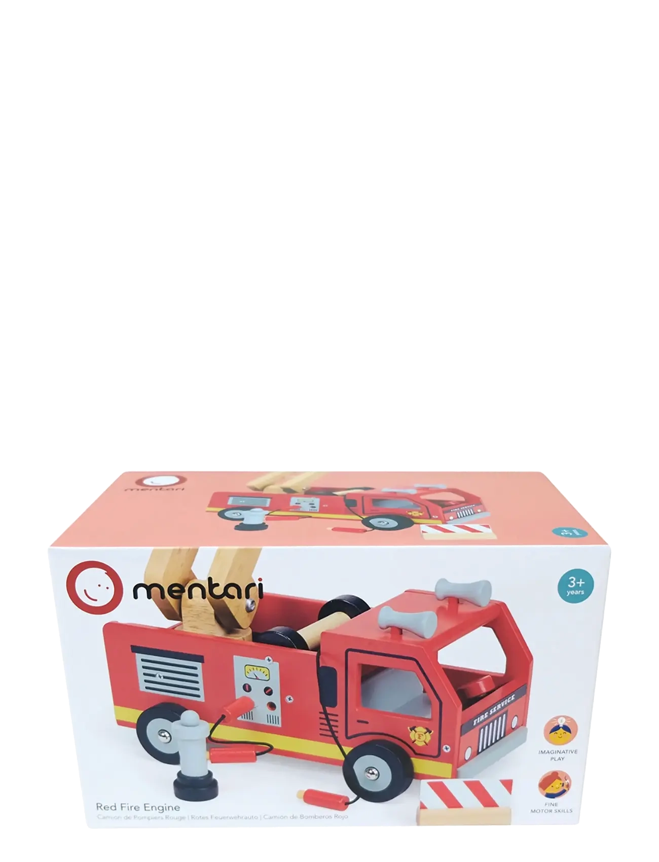 Mentari - Red Fire Engine - brandbiler - red - 2
