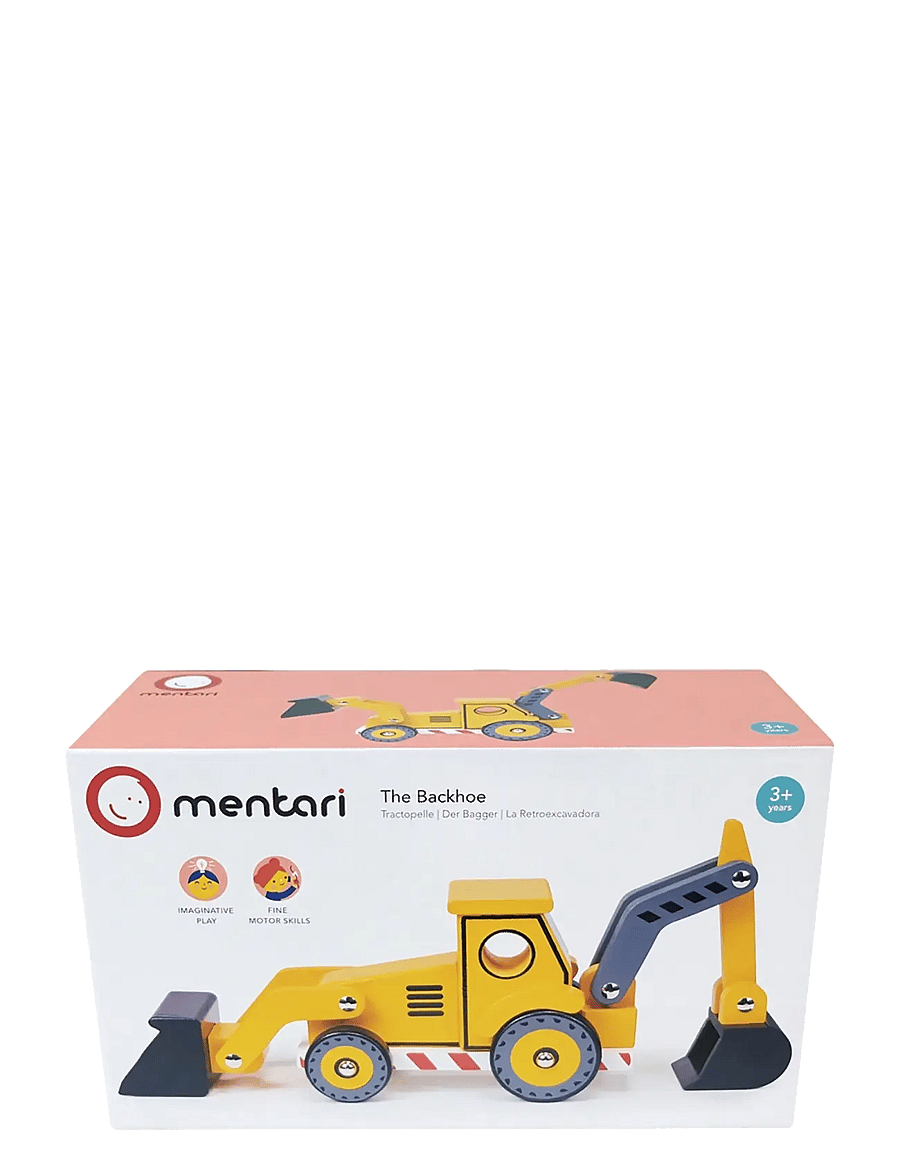 Mentari - The Backhoe - byggekøretøjer - yellow - 2